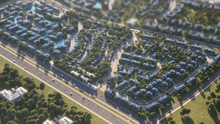 كمبوند أليفا ماونتن فيو المستقبل سيتي Aliva Mountain View