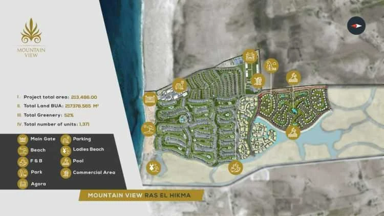 كريستا الساحل الشمالي ماونتن فيو Crysta North Coast Mountain View