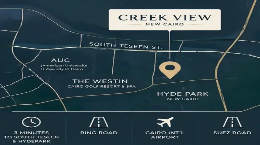 كمبوند كريك فيو القاهرة الجديدة Creek View New Cairo